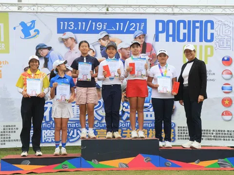 Giải Pacific Cup International Junior Golf Championship 2024: Nguyễn Bảo Châu thi đấu ấn tượng