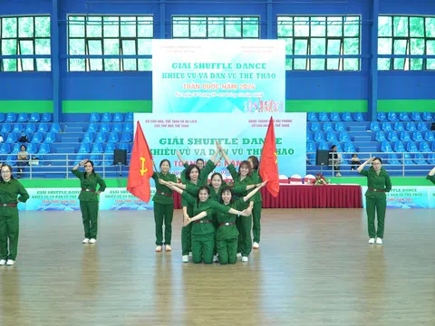 Khai mạc giải Shuffle dance, Khiêu vũ và Dân vũ thể thao toàn quốc năm 2024