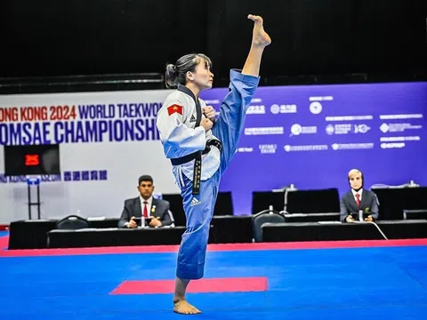 Giải vô địch Quyền Taekwondo thế giới 2024: Võ sĩ Nguyễn Thị Lệ Kim giành huy chương bạc nhóm tuổi dưới 40