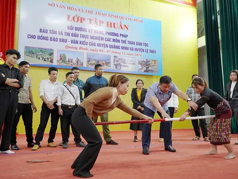 Quảng Bình bảo tồn và phát triển các môn thể thao dân tộc cho đồng bào Bru - Vân Kiều