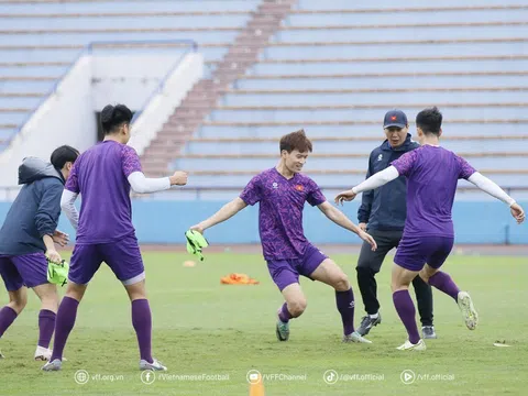 Tiền vệ Hoàng Đức: “Đội tuyển Việt Nam hướng tới kết quả tốt nhất trong từng trận đấu”
