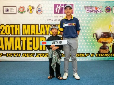 Nguyễn Anh Minh lọt tốp 2 vòng khai màn giải Malaysian Amateur Open 2024