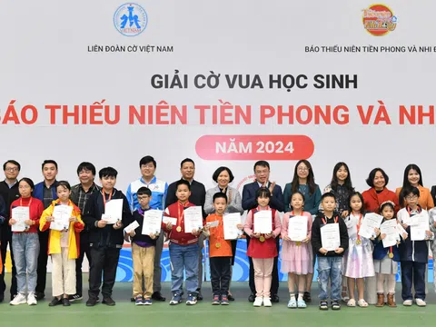 Gần 2.000 kỳ thủ tranh tài tại giải cờ Vua báo Thiếu niên Tiền phong và Nhi đồng lứa tuổi Mầm non, Tiểu học và THCS