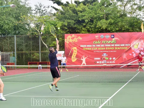 Giải Tennis Doanh nhân trẻ tỉnh Sóc Trăng mở rộng năm 2024 