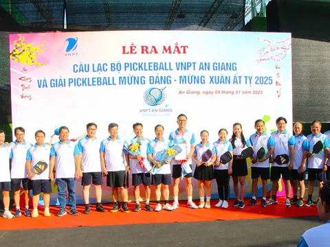 Ra mắt câu lạc bộ Pickleball VNPT An Giang 