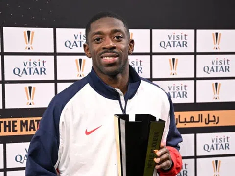 Dembele đoạt 2 danh hiệu ở trận đầu tiên cùng PSG trong năm 2025