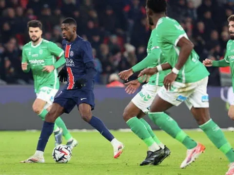 Ousmane Dembele tỏa sáng, PSG giành trọn 3 điểm trước St Etienne