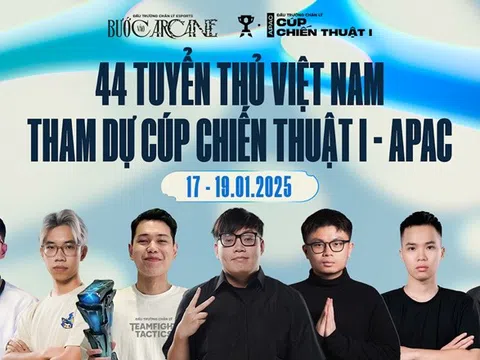 Đấu Trường Chân Lý Esports mùa 13: Việt Nam tham dự Cúp chiến thuật I - APAC với 44 tuyển thủ