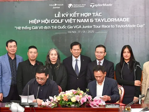 Hiệp hội Golf Việt Nam ký kết hợp tác với TaylorMade