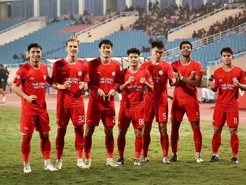 Đá bù vòng 11 V.League 2024-2025: Thể Công Viettel vô địch lượt đi