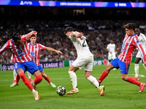 Lượt đi vòng 1/8 Champions League: Real Madrid thắng Atletico Madrid