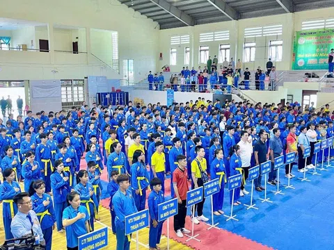 Hơn 600 vận động viên tranh tài giải Vovinam Học sinh Bình Thuận năm 2025  