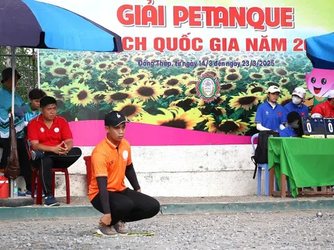 Hơn 190 vận động viên tranh tài giải Petanque vô địch quốc gia năm 2025 