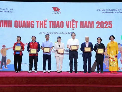 Chương trình "Vinh quang Thể thao Việt Nam 2025" thành công tốt đẹp
