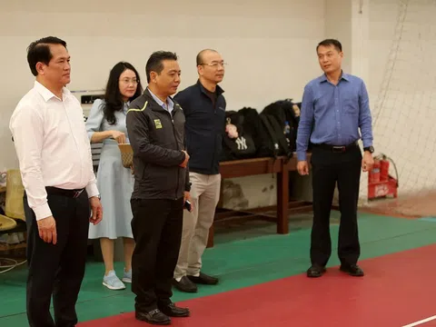 Thứ trưởng Hoàng Đạo Cương kiểm tra công tác tập luyện của các đội tuyển quốc gia tham dự SEA Games 33
