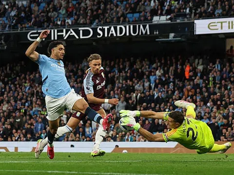 Vòng 34 Premier League: Man City giành chiến thắng quan trọng trước Aston Villa