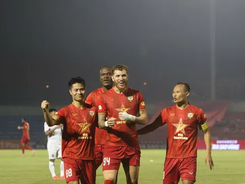 Vòng 21 V.League 2024-2025: Hồng Lĩnh Hà Tĩnh tiến sát nhóm đầu, Sông Lam Nghệ An chưa thể thoát hiểm