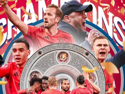 Vòng 32 Bundesliga: Bayern Munich chính thức đoạt chức vô địch