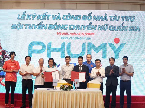 Phú Mỹ đồng hành cùng đội tuyển bóng chuyền nữ Việt Nam