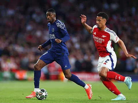Arsenal đón tin vui trước trận tái đấu PSG ở bán kết lượt về Champions League