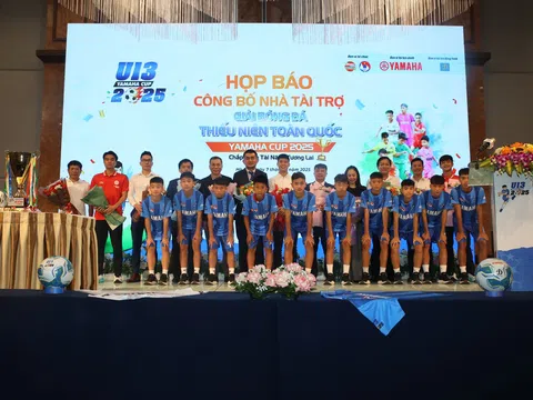 45 đội bóng góp mặt tại giải Bóng đá U13 toàn quốc Yamaha Cup 2025