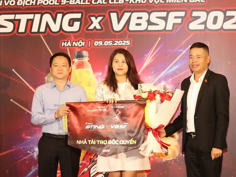 Khởi động Giải vô địch Pool 9-Ball các câu lạc bộ khu vực miền Bắc - Cúp STING x VBSF 2025