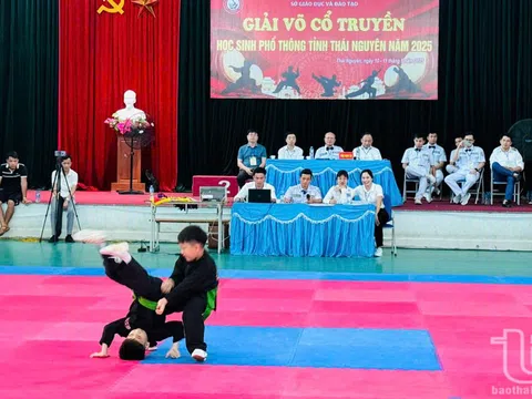 Giải Võ cổ truyền học sinh phổ thông tỉnh Thái Nguyên năm 2025