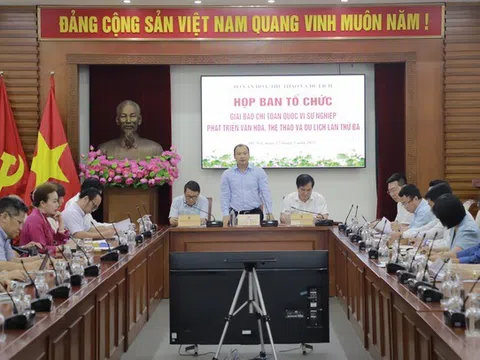 Tích cực chuẩn bị cho Giải Báo chí "Vì sự nghiệp phát triển Văn hóa, Thể thao và Du lịch" lần thứ ba