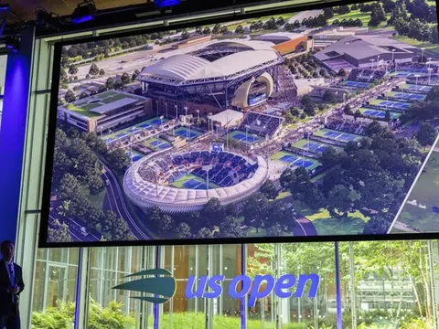 Dự án 800 triệu USD cho sân trung tâm của US Open