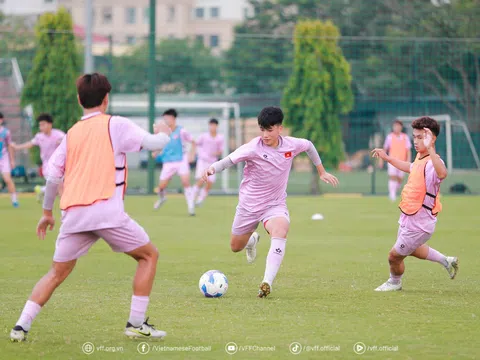 U16 Việt Nam tăng tốc chuẩn bị cho Giải Bóng đá U16 quốc tế CFA Team China 2025