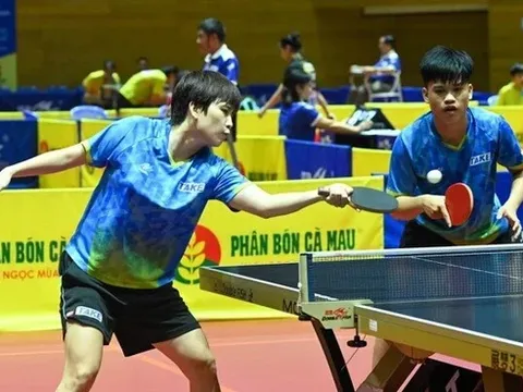 Giải vô địch Bóng bàn Quốc gia 2025: Thành phố Hồ Chí Minh giành huy chương vàng đôi nam - nữ