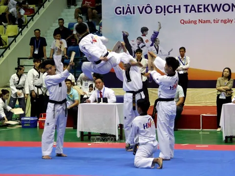 Giải vô địch Taekwondo quốc gia năm 2025: Gần 400 vận động viên tranh tài