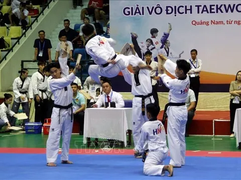 Giải vô địch Taekwondo quốc gia năm 2025: Thành phố Hồ Chí Minh giành giải nhất toàn đoàn