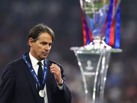 Huấn luyện viên Simone Inzaghi thất vọng với thất bại của Inter Milan ở chung kết Champions League