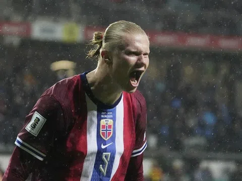 Erling Haaland ghi bàn, đội tuyển Na Uy rộng cửa giành vé dự World Cup 2026