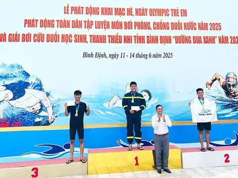 Giải Bơi cứu đuối Học sinh, Thanh thiếu nhi tỉnh Bình Định năm 2025