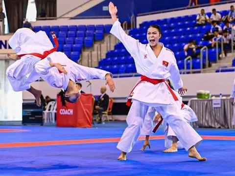 Giải vô địch Karate Đông Nam Á 2025: Đội tuyển Việt Nam giành 11 huy chương vàng trong ngày thi đấu đầu tiên
