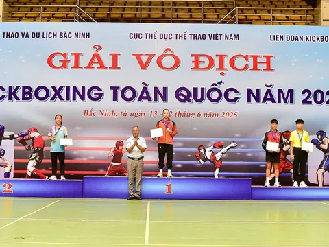 Giải vô địch Kickboxing toàn quốc 2025: Các võ sĩ Hà Nội khẳng định vị thế số 1 toàn quốc