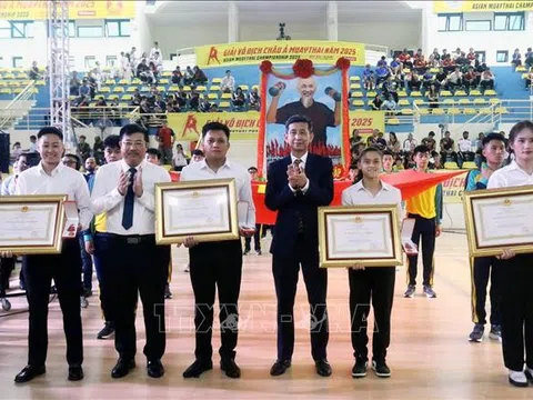 Hơn 300 huấn luyện viên, vận động viên tham dự Giải vô địch Muay châu Á 2025