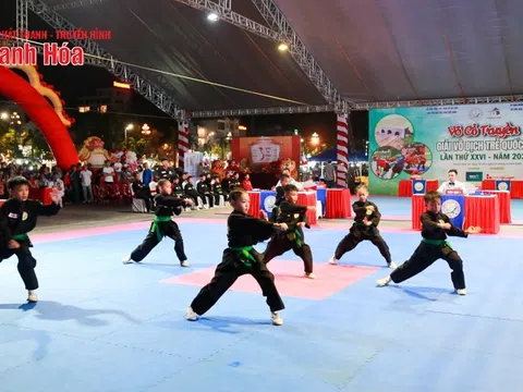 Hơn 1.000 vận động viên tranh tài tại giải vô địch trẻ Võ cổ truyền quốc gia năm 2025