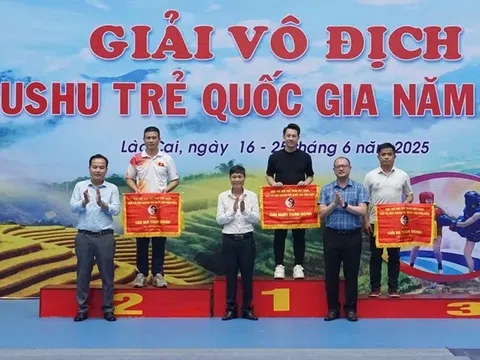 Hà Nội thắng lớn tại Giải vô địch Wushu trẻ quốc gia 2025