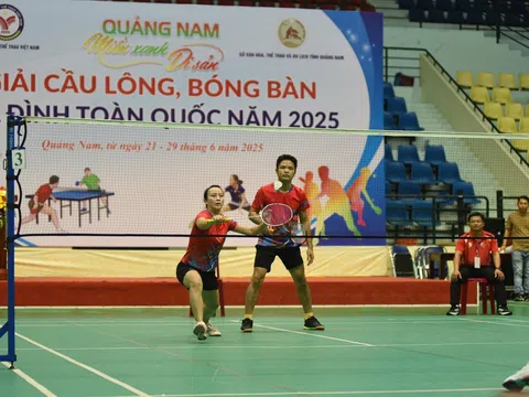 268 vận động viên tranh tài Giải Cầu lông, Bóng bàn gia đình toàn quốc năm 2025