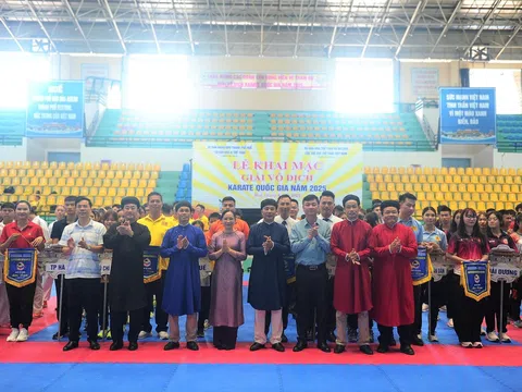 Gần 500 vận động viên tranh tài tại Giải vô địch Karate quốc gia năm 2025