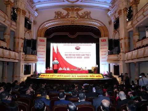Khai mạc trọng thể Đại hội Đảng bộ Bộ Văn hóa, Thể thao và Du lịch nhiệm kỳ 2025-2030