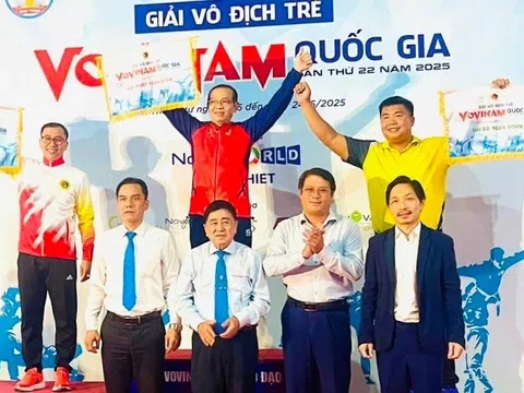 Thành phố Hồ Chí Minh xếp thứ nhất toàn đoàn Giải Vovinam trẻ quốc gia 2025