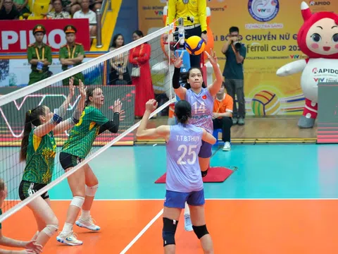 Giải Bóng chuyền nữ quốc tế VTV Cup 2025: Việt Nam thắng trận ra quân