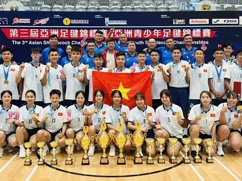 Giải vô địch Đá cầu châu Á 2025: Giành 7 huy chương vàng, đội tuyển Việt Nam xếp thứ nhất toàn đoàn