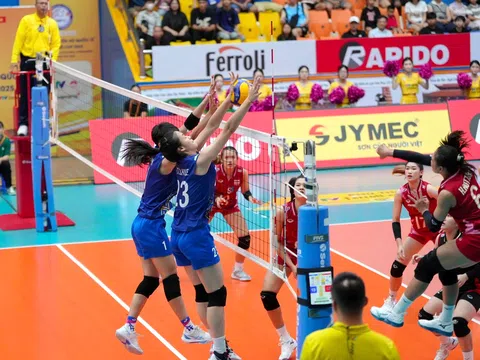 Tuyển bóng chuyền nữ U21 Thái Lan có chiến thắng đầu tiên tại VTV Cup 2025
