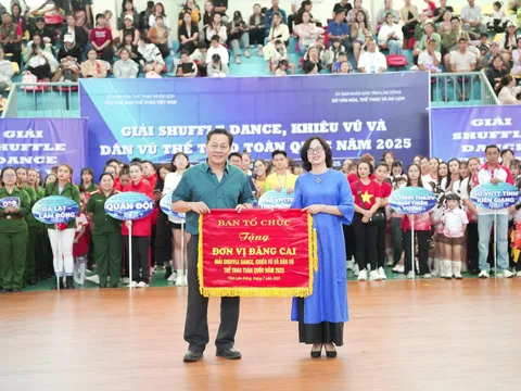 Khai mạc giải Shuffle dance, Khiêu vũ và Dân vũ thể thao toàn quốc năm 2025