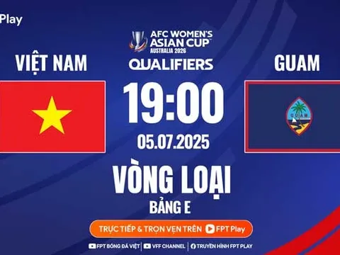 Vòng loại Giải Bóng đá nữ châu Á 2026: Thận trọng trước Guam